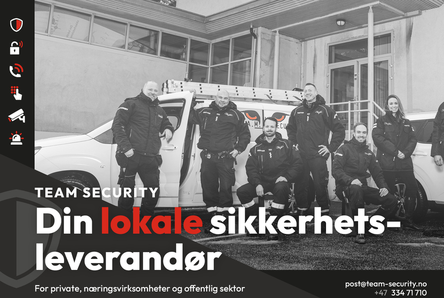 Team Security – lokal sikkerhetsleverandør