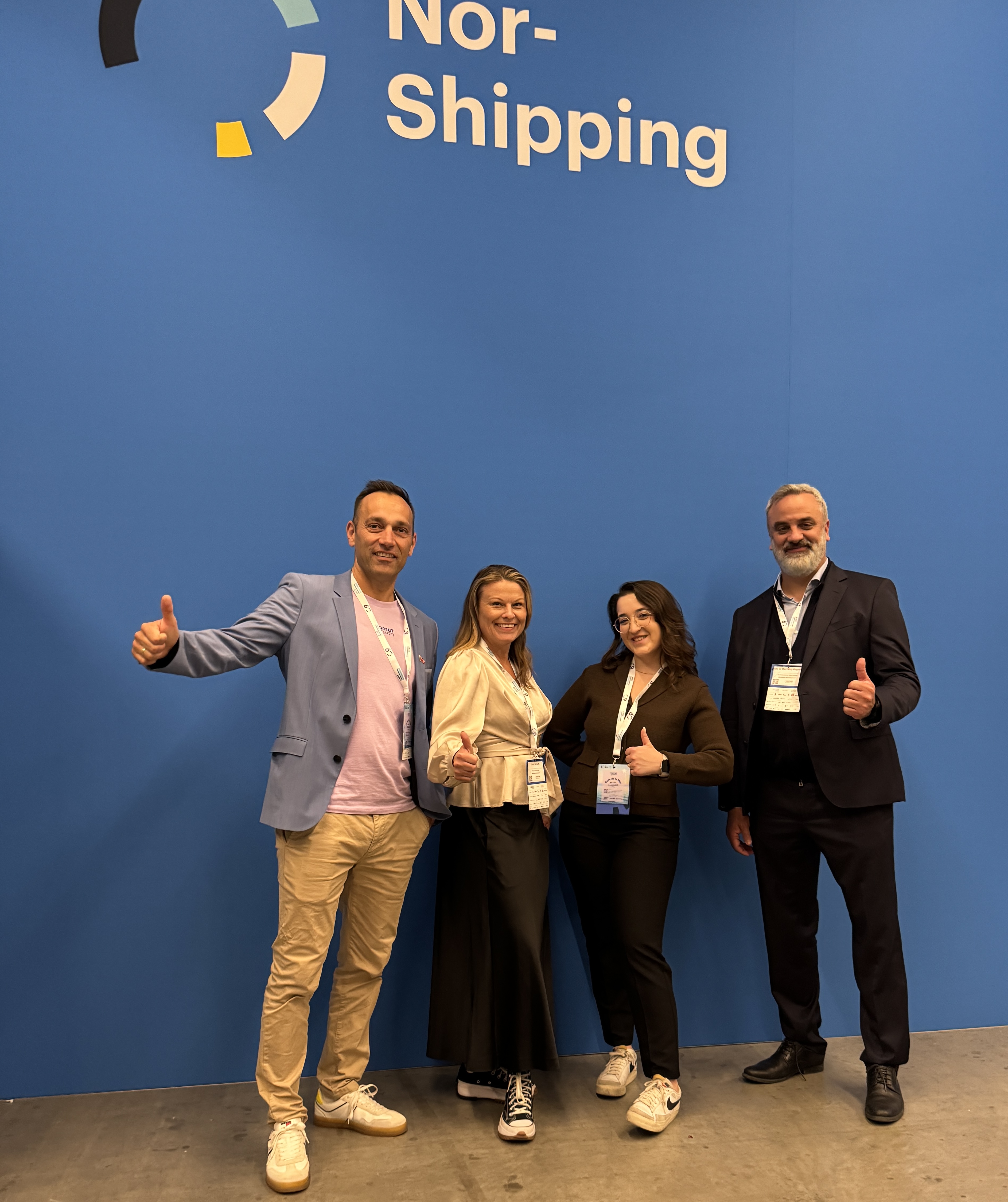 fra venstre: Glenn Edvardsen, Tina Edvardsen, Marilli Tersmette og Konstantinos Machairas.